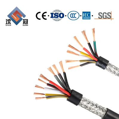 Shenguan Tin cable de transmisión de señal de cable de núcleo de cobre cable multimedia 4 Cable eléctrico cable  eléctrico cable eléctrico cable eléctrico cable eléctrico aislado de caucho Suministros