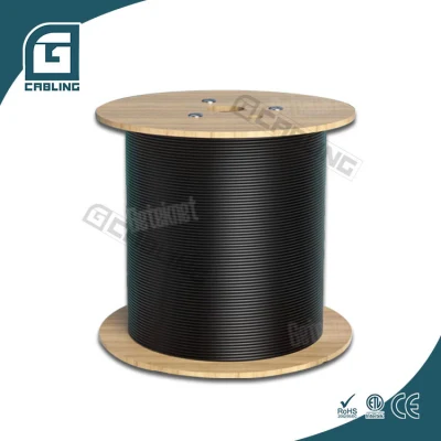 Gcabling en Stock 1 Sx Core Drop Cable Óptico Exterior Interior de Fibra Óptica de Modo Único FTTH