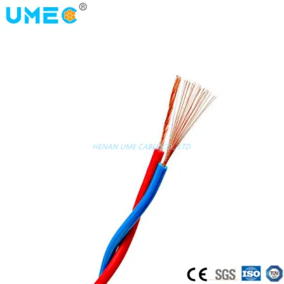 China Comercio al por mayor de 2 núcleos de 0,5 a 1,5 a 2,5 mm resistente al fuego de par trenzado El cable eléctrico de Rvs Cable de cobre de un solo núcleo