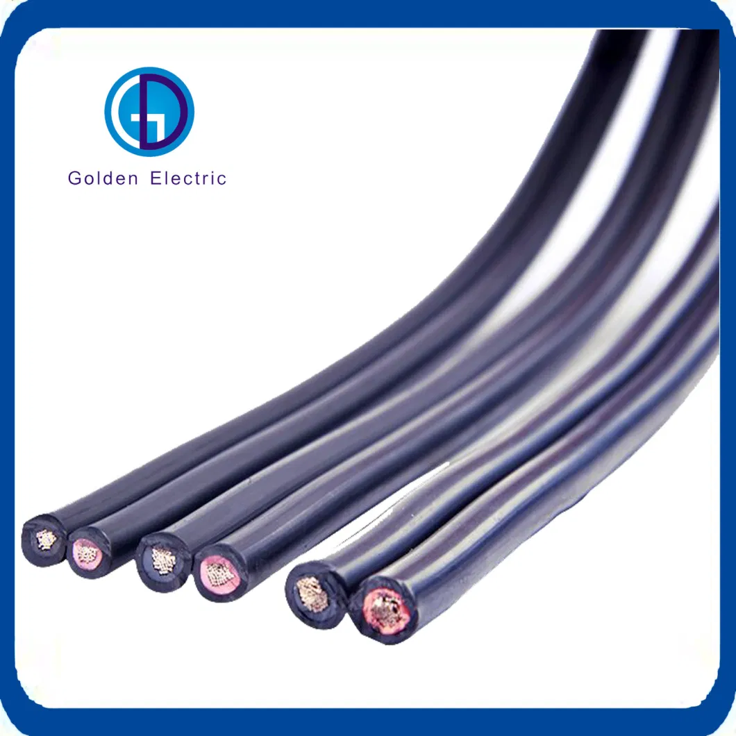 Photovoltaic TUV UL Tinned Copper PV1f PV Solar Cable 6mm2