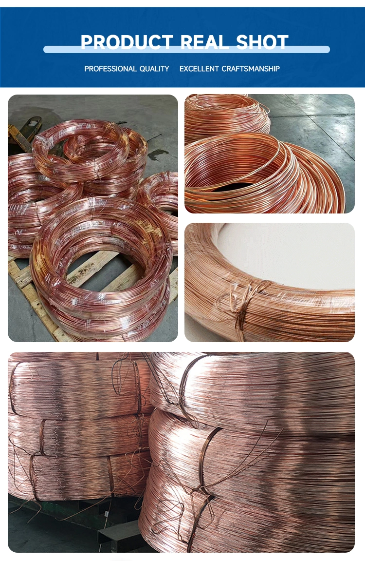 ASTM 8mm Red Bronze Brass Cu Enameled Copper Wire Rod Cable Electric in Stock Price 99.9% C1100 C1200 C1020