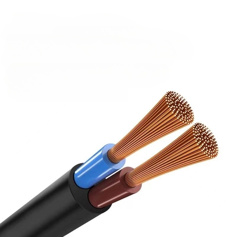Top Quality Flexible Core Rvv 3-Core 3X0.75 Square mm Black Power Cable for Household Appliances