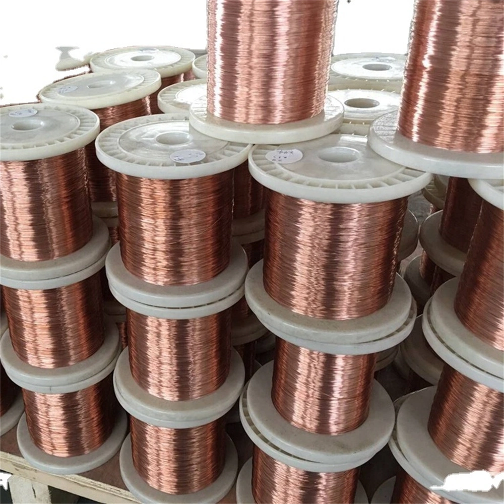 High Break Voltage Ultra-Fine Self Adhesive Enameled Copper Rectangular Magnet Wire, Constantan /Enameled Constantan 6j40 6j11