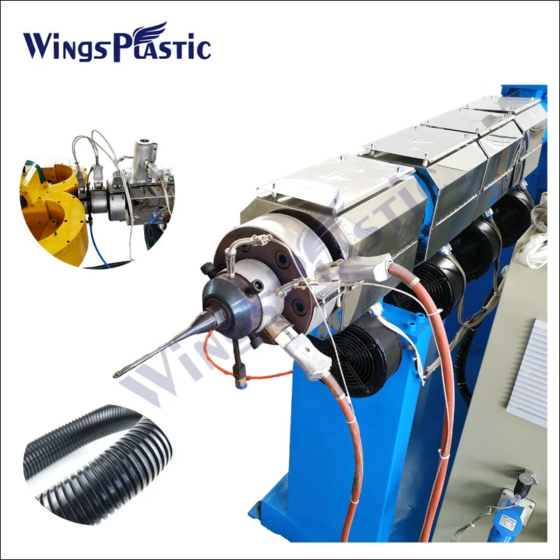 PVC Corrugated Electric Wire/Cable Hose Tube Pipe Production Line/Extrusion Line/Machinery