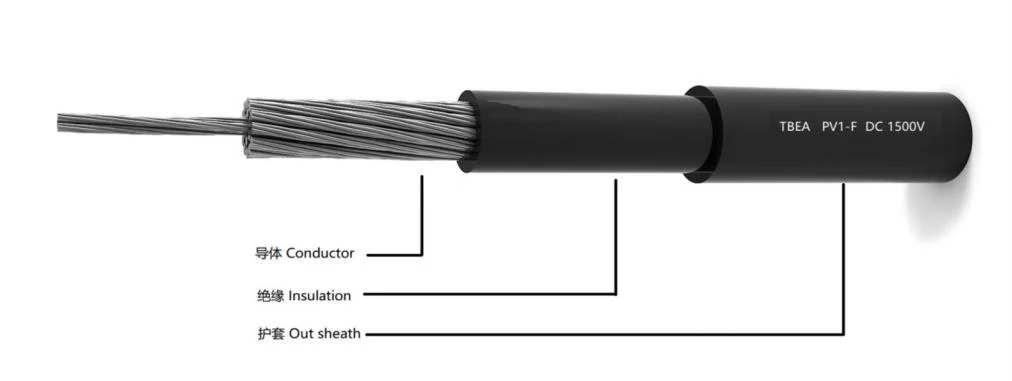 TUV Certified Brand PV1-F Multi-Model Solar Panel Extension PV DC 4mm2 Cable Copper Wire Photovoltaic DC Solar Wire Photovoltaic Panel Connection Solar Cable