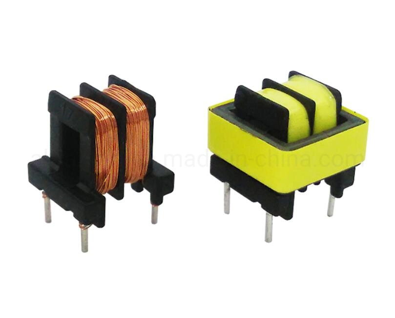 EE bobbin ferrite cores coil litz wire high frequency transformer