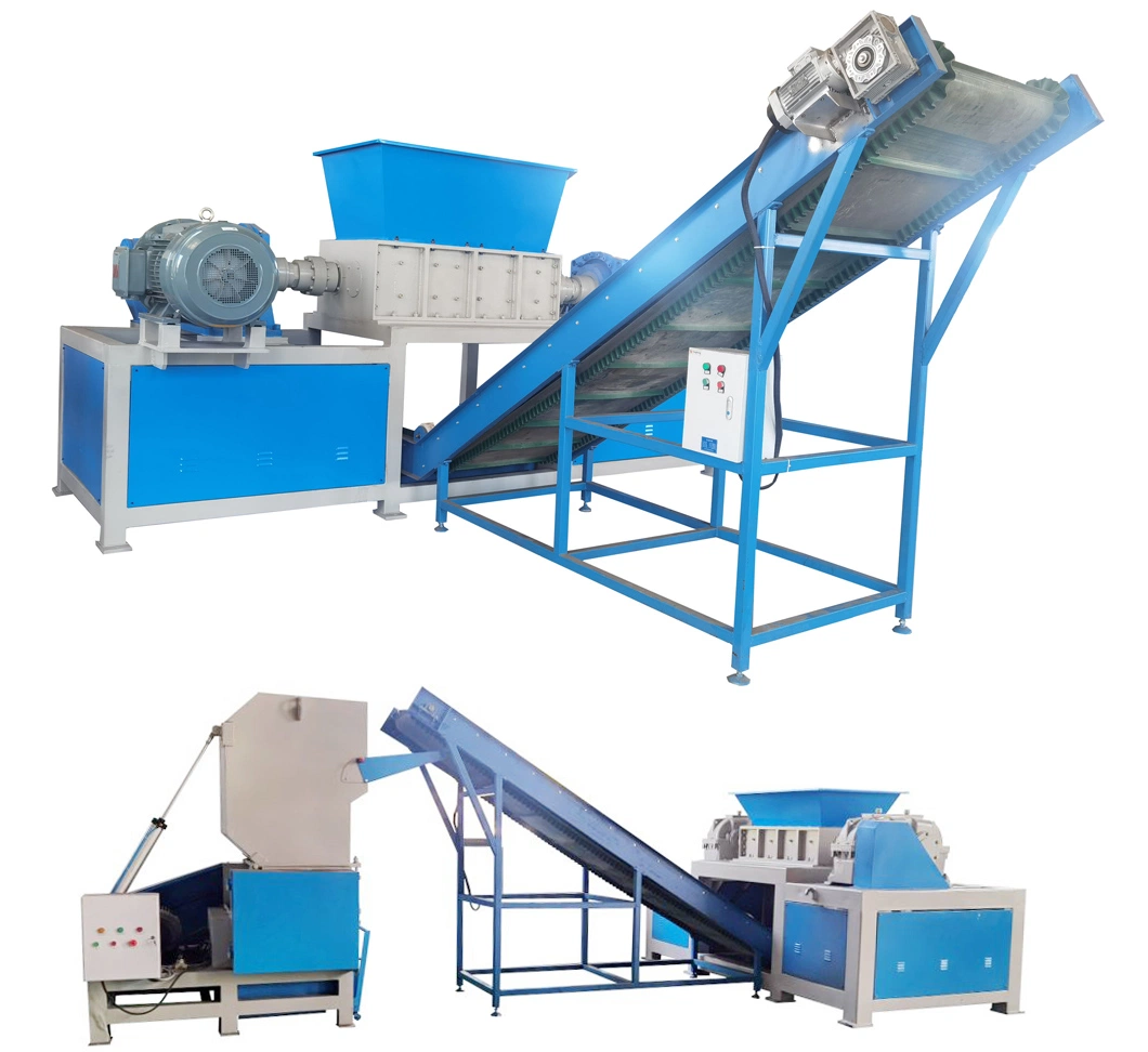 Double Shaft Fine Brass/Electrical Copper Cuprum Wire/Pipe/Cable Cutter Heavy Motor Crusher Shredder Machine