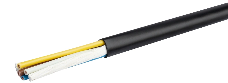 Multi-Conductor Power Cord Cable Rvv 2 3 4 5 Core 0.75mm 1mm 1.5mm 2mm 5mm 4mm 6mm Flexible Electrical Cable