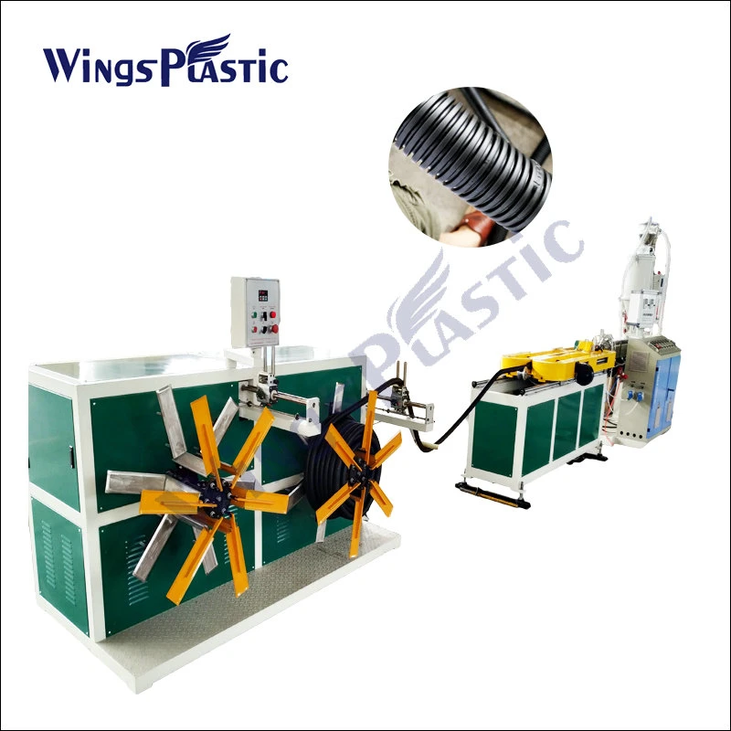 PVC Corrugated Electric Wire/Cable Hose Tube Pipe Production Line/Extrusion Line/Machinery