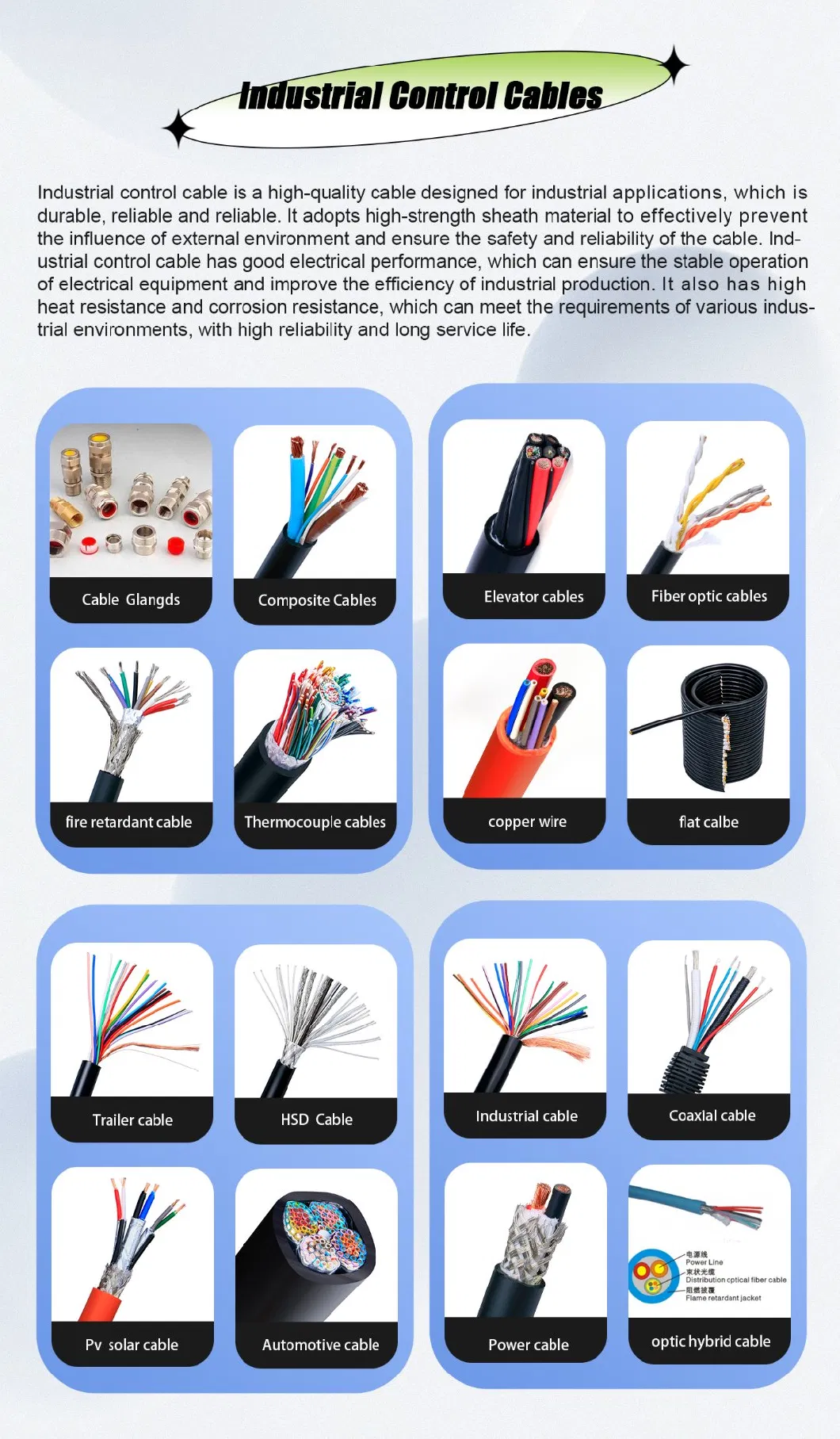 Wholesale Factory Price Bus Fireproof Cabling Wrinked Copper Material Electric Cables