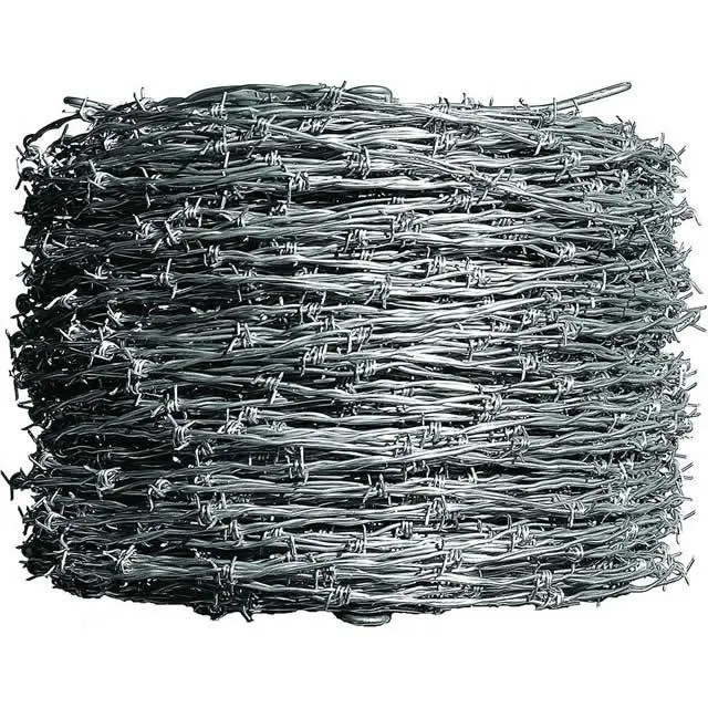 High Tensile Galvanized Double Twisted Barbed Wire 200m Length 20kg 2.4mm Wire in Kuwait Market Price