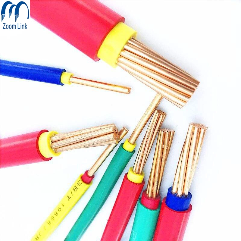 Manufactory Direct Copper Wire BV House Wiring Electrical PE PVC Cable Wire