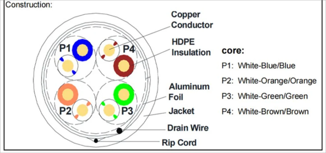 UTP LAN Cat5e CAT6 CAT6A Computer Communication Cable Twisted 4pair Copper Solid Wire Indoor Data CAT6 Ethernet Network Cable