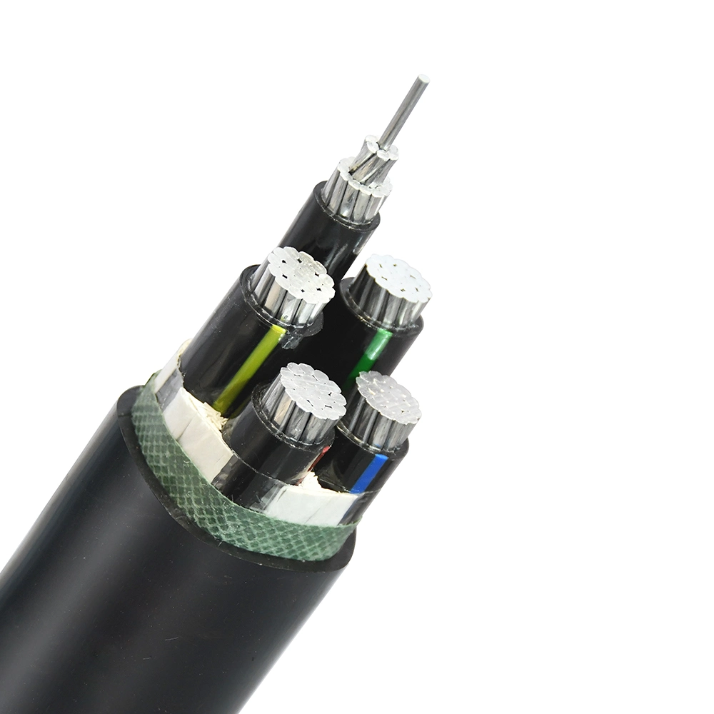 Low Voltage LV 0.6/1kv Single 1 2 3 4 5 Core XLPE PVC Swa Armored Underground Aluminium Power Wire Cable