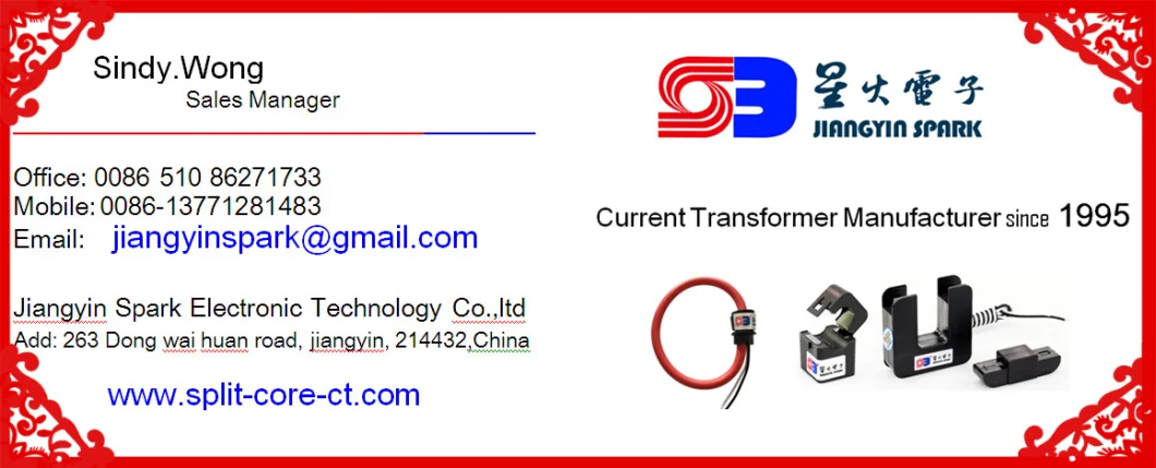 Split Core Current Transformer 0.333V, 1A, 5A Ma Output