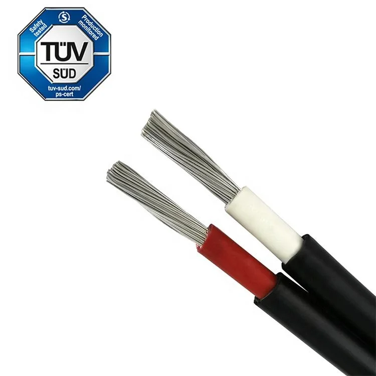 TUV Resistant Solar Wire 6mm PV Cable 10AWG Two-Color Solar Cable