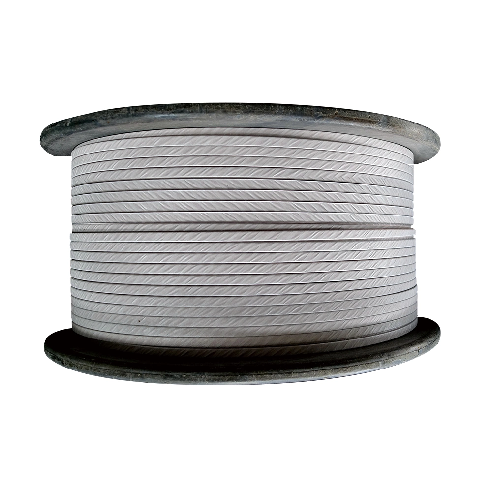 Nomex T410 Covered Al Flat Wire (2 layers, 50% overlap self-lock)