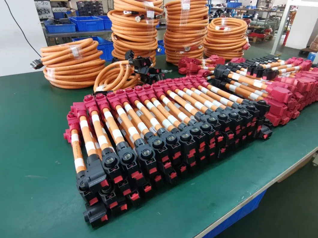 Wiring Harness Manufacturer 1500V DC 300A 95mm2 Energy Storage Cable with Connector, Photovoltaic Cable Wire Harness