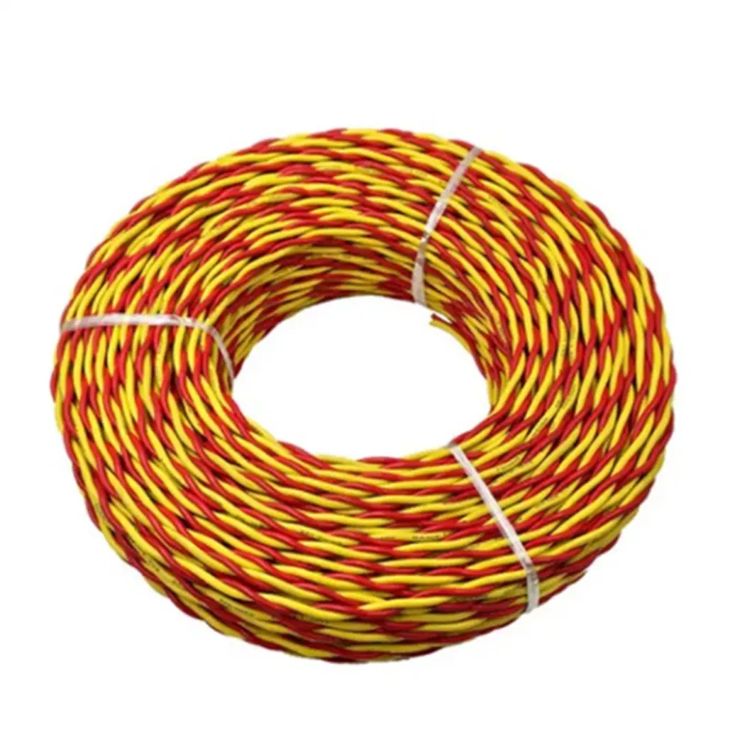 2core 1.5mm Copper Fire Resistant Twisted Pair Rvs PVC Electric Wire Cable