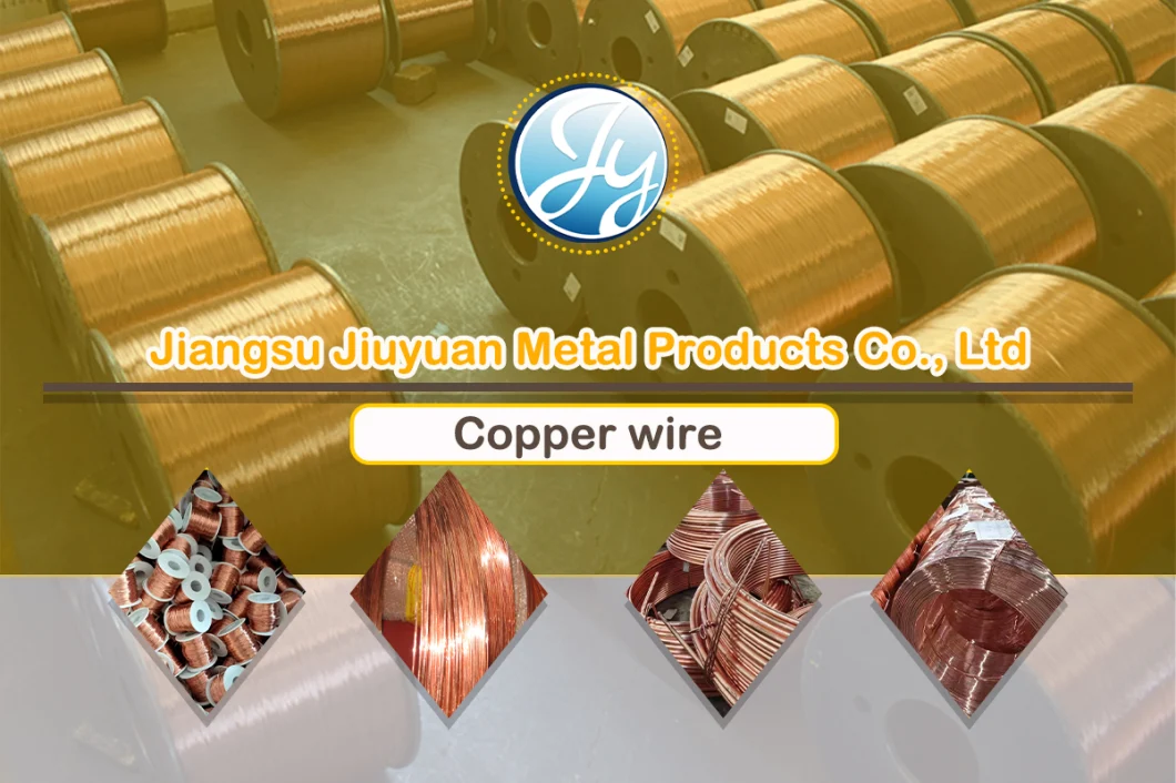 China Factory High Conductivity 0.05mm to 2.6mm 99.9% Pure Copper Wire