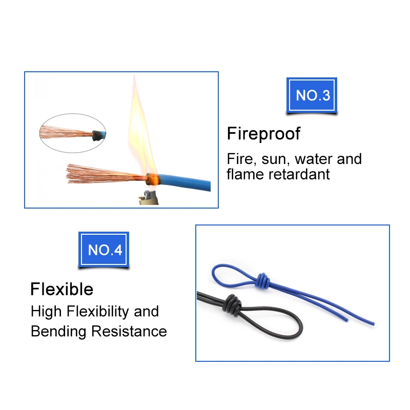 125c High Temperature Flexible UL3289 XLPE Wires Electric Wires Cables Tinned Copper Xipe Insulation Wire Roll 305m/Roll UL 758