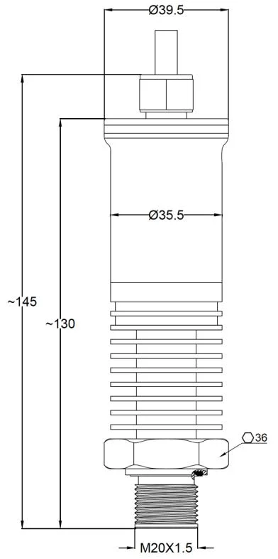 IP65 Hirschmann Electrical Connection IP66 M12 x 1 Connector IP67 Cable Outlet Protection Grade