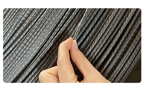 Steel Wire Rope Price ASTM A421 3.8mm 4mm 5mm 6mm 1670MPa 1770MPa Indented PC Wire Low Relaxation Prestressed Concrete Steel Wire with Cheap Price