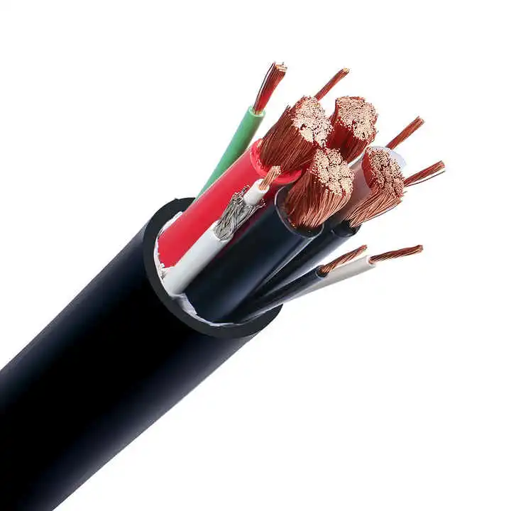 PVC Insulated Single Core Industrial Flexible Bare Copper Electrical Wire Cable