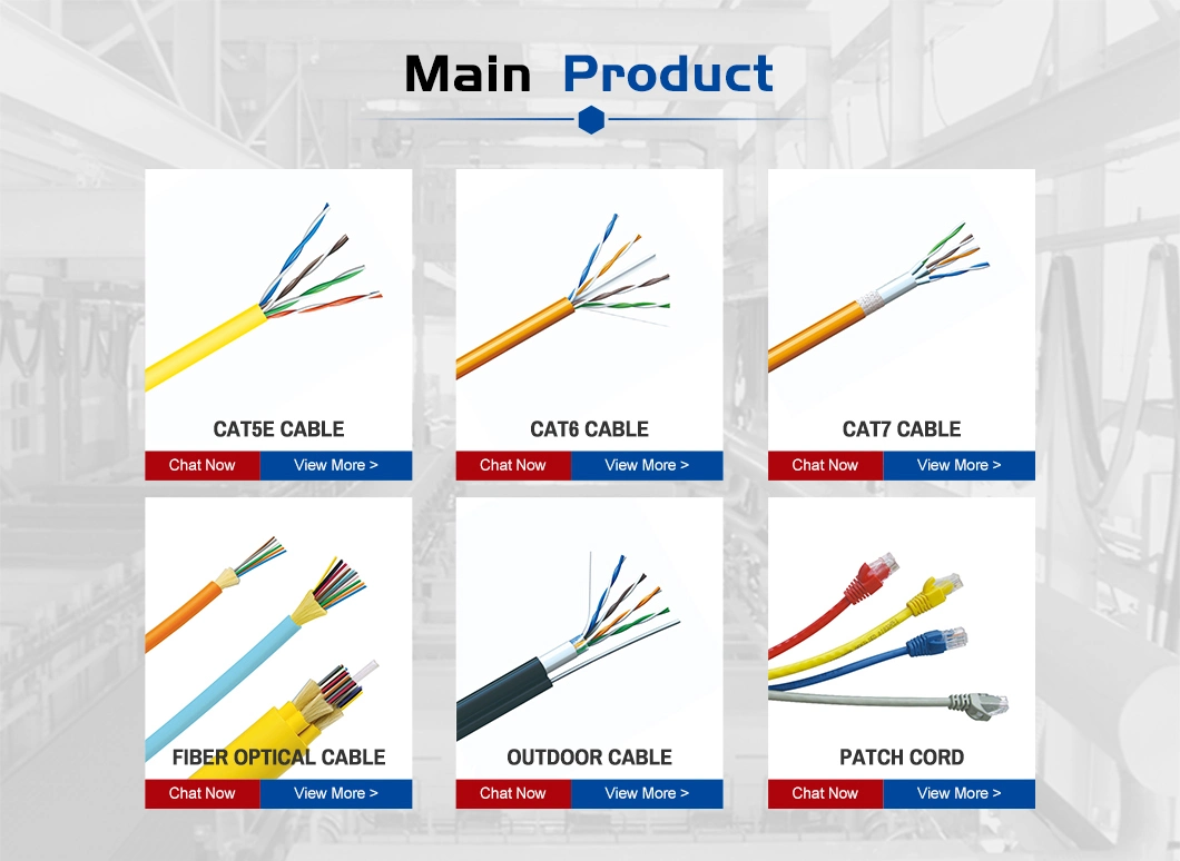 ETL Certificated 23AWG 305m Roll Pure Copper Cat 6 LAN Cable CAT6 UTP Cable with Cheap Price