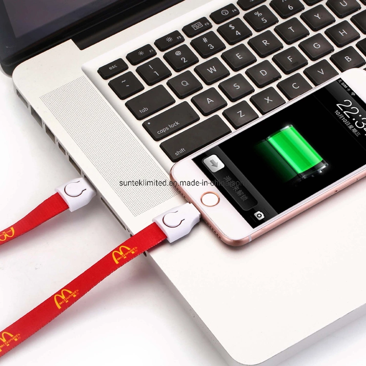 Multi Function Lanyard Charging Data Cable USB