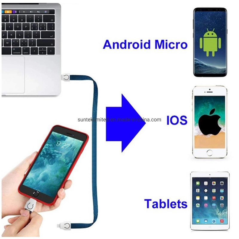 Multi Function Lanyard Charging Data Cable USB