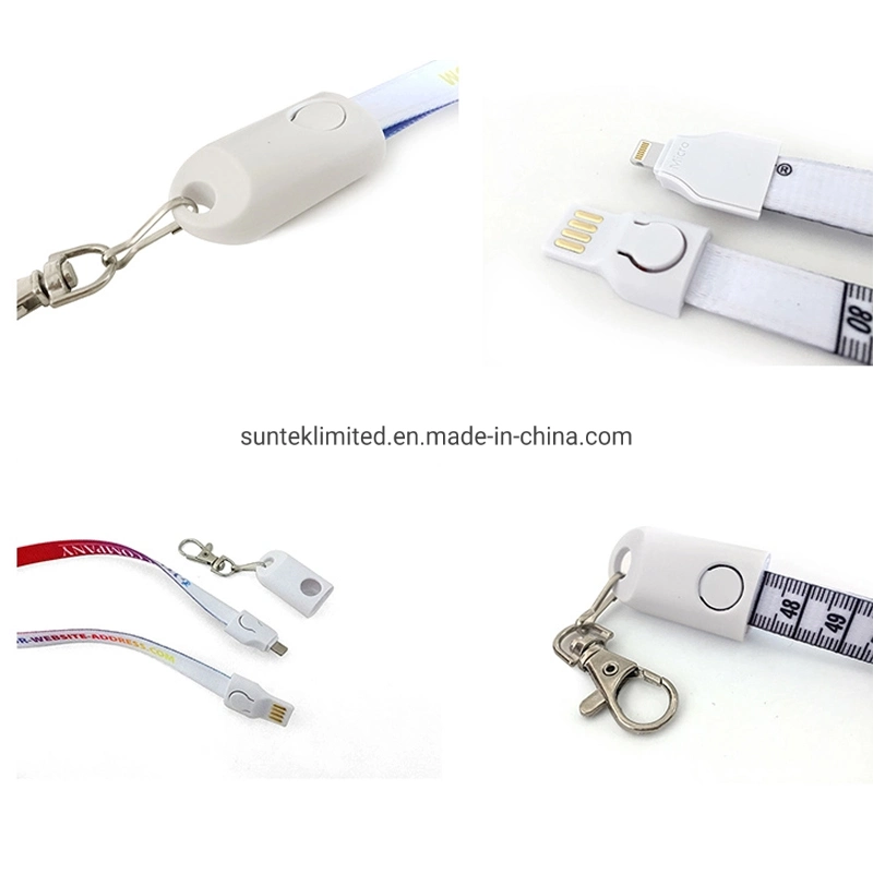 Multi Function Lanyard Charging Data Cable USB