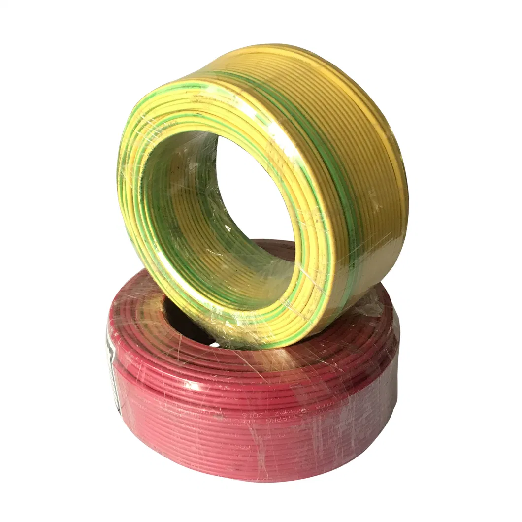 2.5mm 4mm 6mm 10mm 16mm RV Single Core Core Copper Wire 1.5mm 2.5mm Electric Cable Wire with Single Core