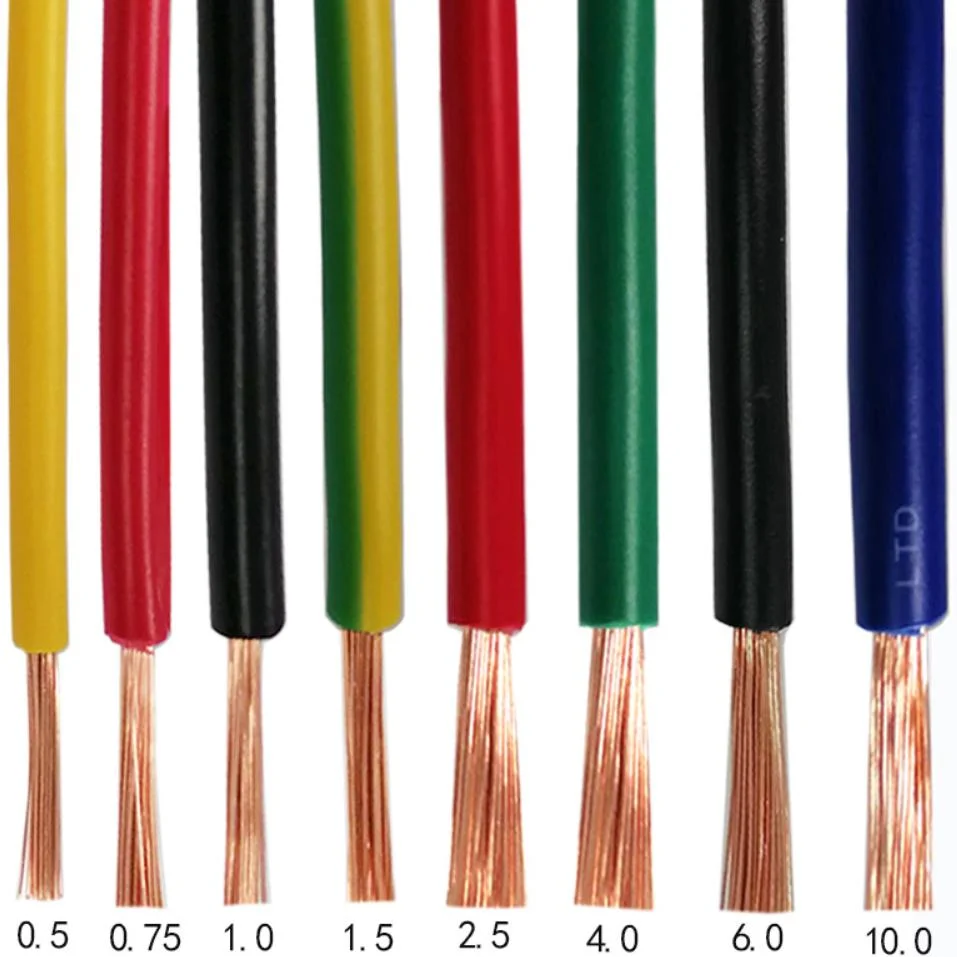 Factory Direct Supply Stranded Copper Wire H07V-K 1 X 2.5mm 1X4mm 1X25mm PVC Cable