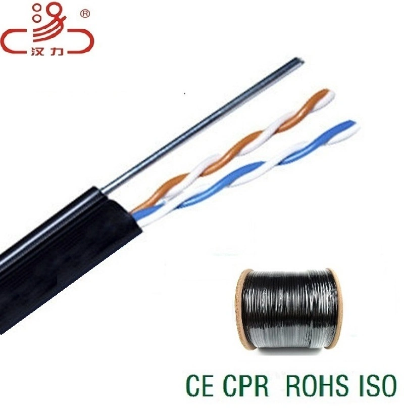 2 Core Telephone Cable Outdoor Self Support Telephone Drop Wire