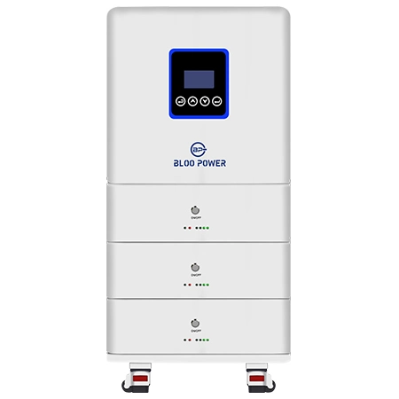 Bloopower 15kwh 20 Kw 20kw 20 Kwh Li Ion Floor Stand Type for Inverter 5.12kwh Electric BMS Chargers House Supply at Home on Grid Solar Energy System