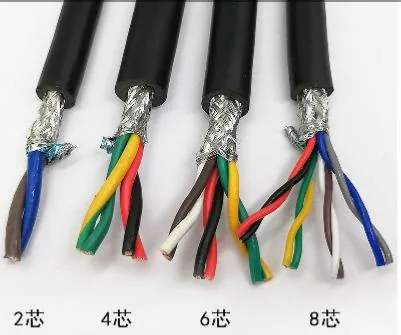 Copper 0.75mm 1.0mm 1.5mm Pairs Wire Individual/Overall Screen Multi Conductor Instrumentation Cable