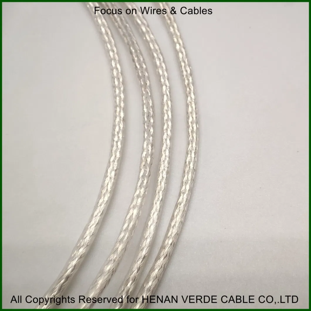 2 Core Tinned Copper Wire Braided Screen PTFE FEP PFA Insulated Electrical Cable