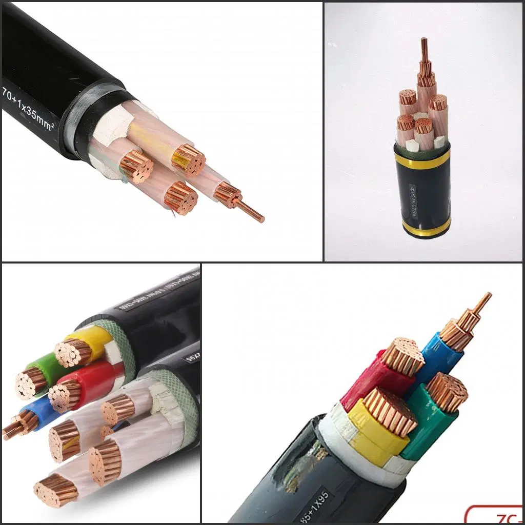 Multi Core Pure Copper Conductor XLPE Insulation Electrical Cable Nyy Yjv