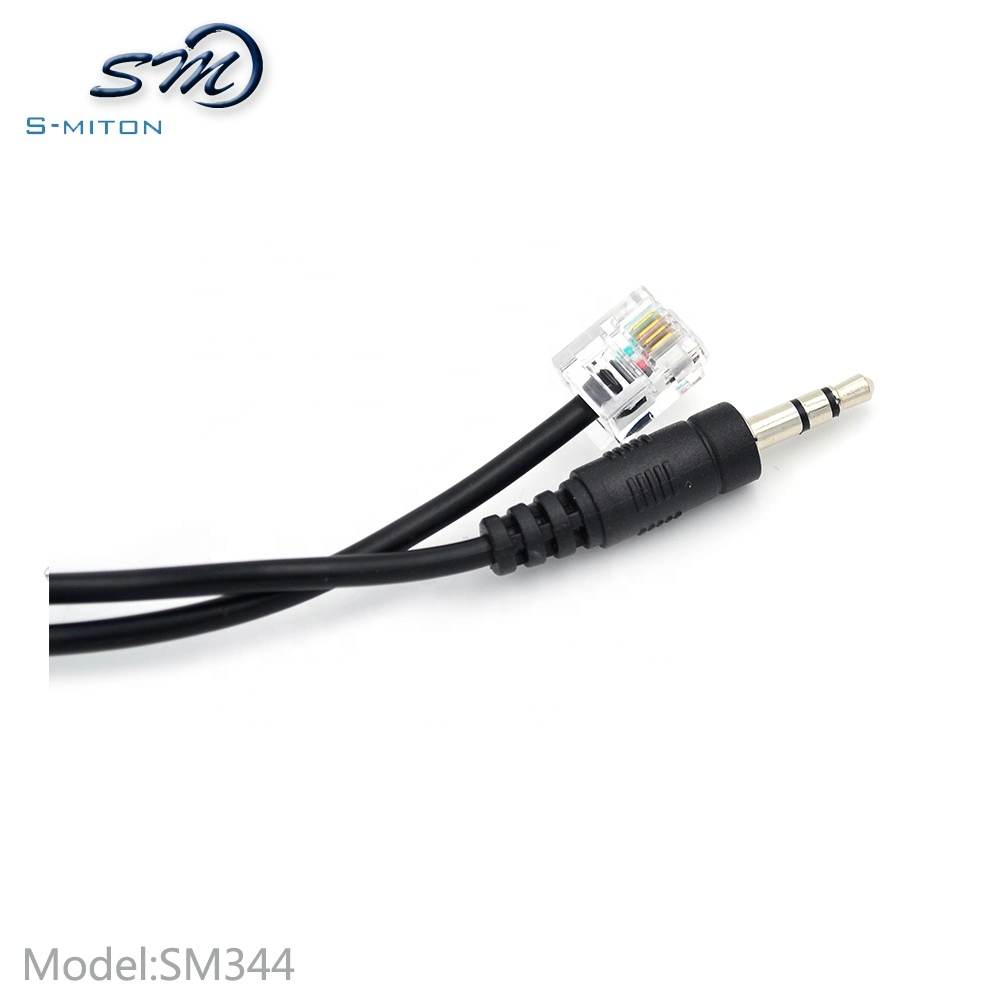 Rj11 6p4c Plug Patch Cord to 3.5mm Audio Cable