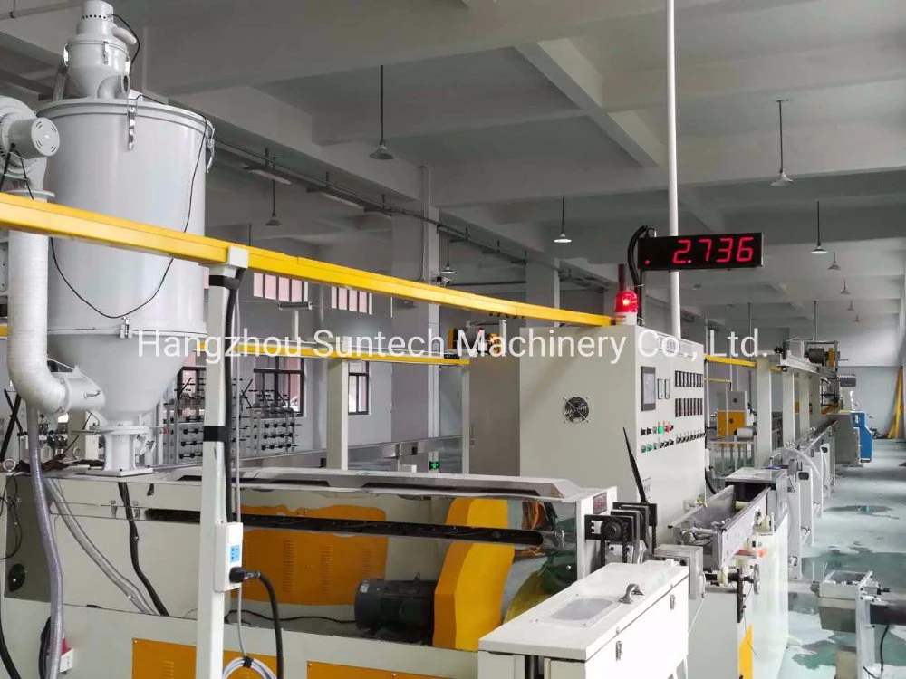 Hot Sales Electronic Wire Cable Extruder Coating Extruding Extrusion Production Line