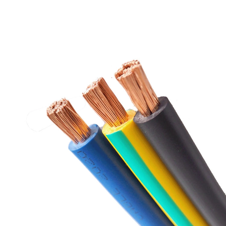 Factory Direct Supply Stranded Copper Wire H07V-K 1 X 2.5mm 1X4mm 1X25mm PVC Cable