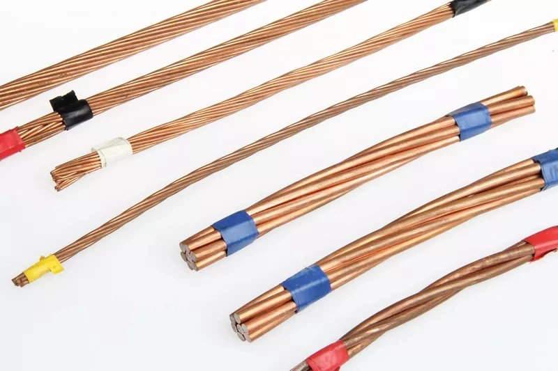 120mm2 150mm2 300mm2 Copper Clad Steel Stranded Wire Bare Copper Ground Conductor Underground Electrical Wire Cable