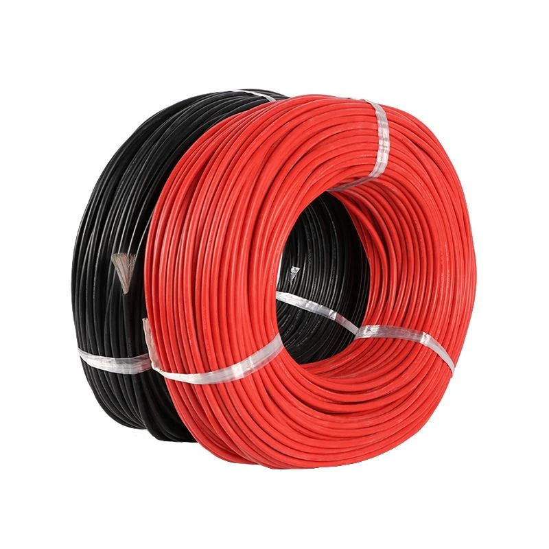 TUV UL Approval Solar PV Cable Photovoltaic Cable Red Black 4mm2 6mm2 10mm2 DC PV1-F Energy System Wire Panel Solar Cable