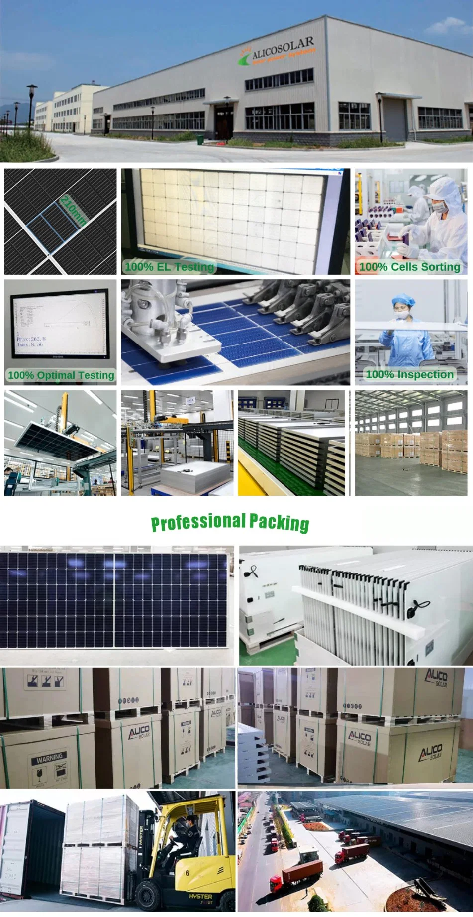 Ample Supply Bulk in Stock 500W 550W 450W Mono Solar Panels with Cheap Price