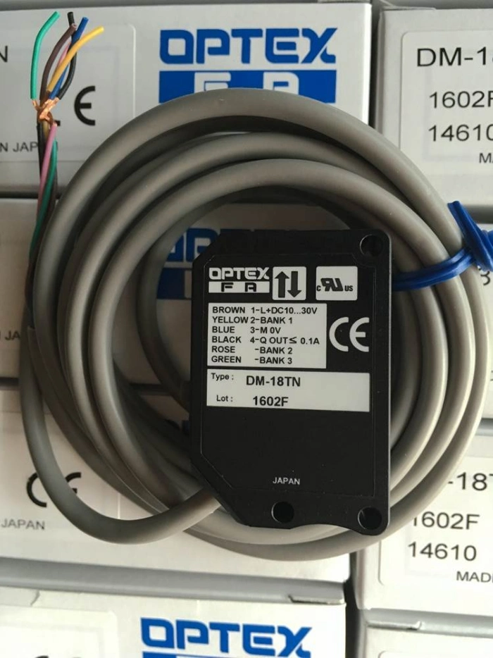 New-Original Optex Dm-18tn (E) RGB Color Sensor NPN 2-Meter Cable-Type Good-Price