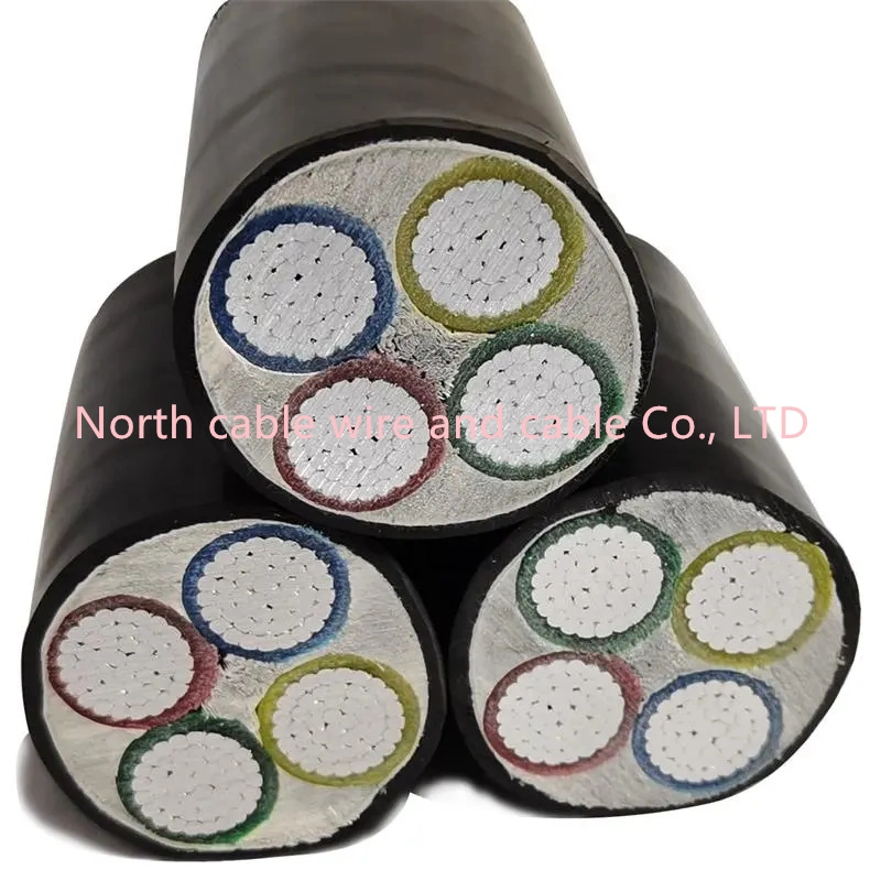 1 Core 3 Cores 4 Ccores Swa 16mm 25mm 35mm 50mm PVC Aluminium Conductor Electrical Steel Wire Armoured Cable