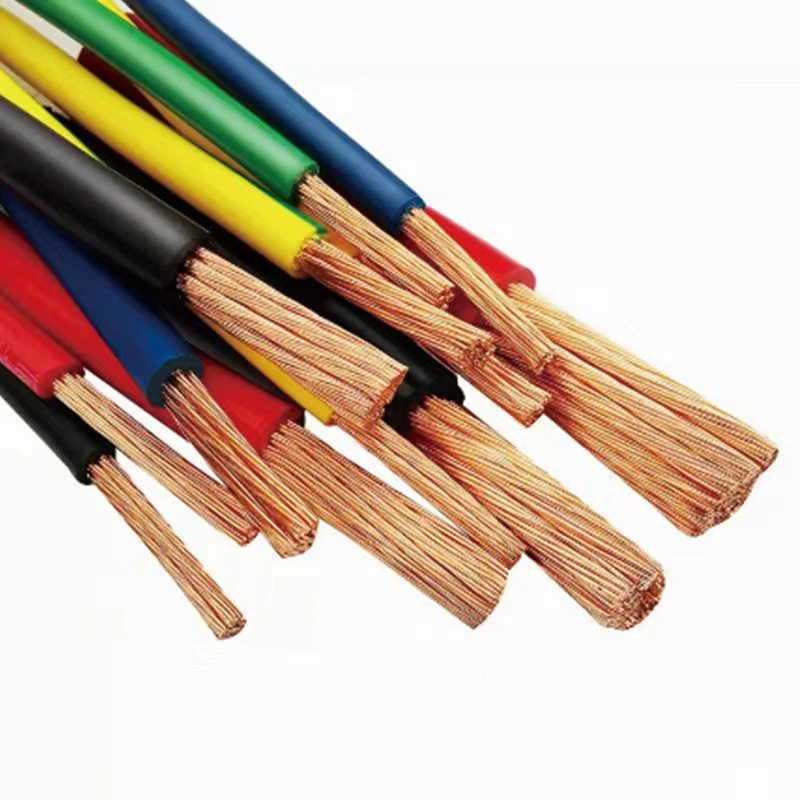 Electronic Cable AWG Copper Wire Bvr 0.5-70mm2 House Wiring Electrical Cable PVC/XLPE Wire.