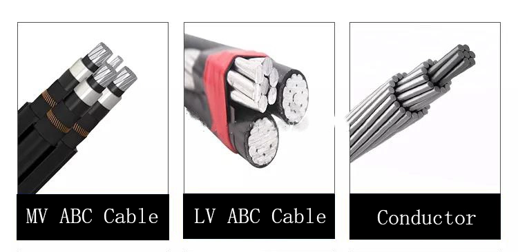 AAC / AAAC / ACSR / ABC Aerial Bundled Electrical Cable 25mm