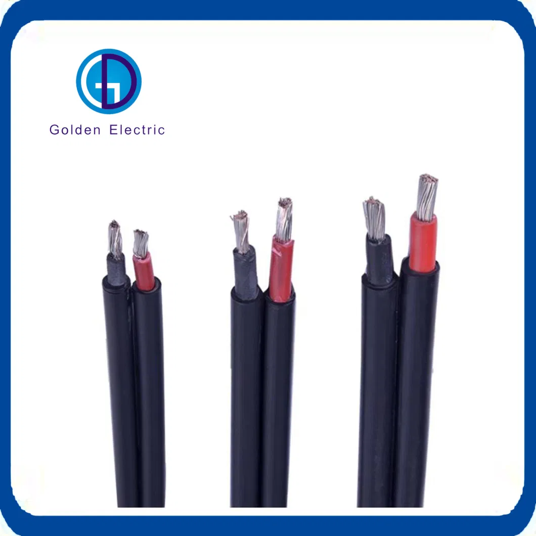 Photovoltaic TUV UL Tinned Copper PV1f PV Solar Cable 6mm2